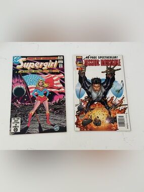 Supergirl #13 DC Bronze Age & Mission Impossible #1 Marvel Lot